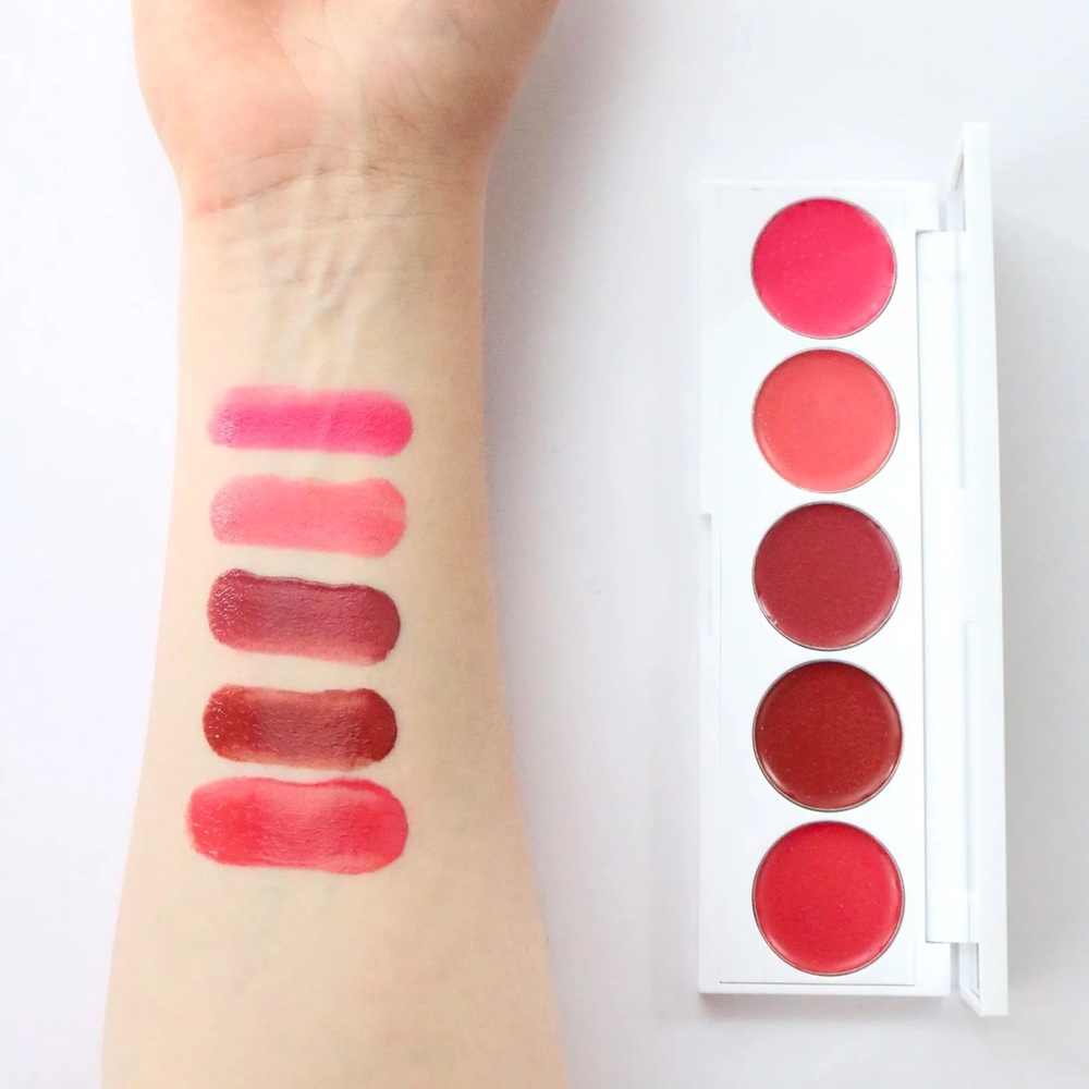 Seraphim‎ Botanicals Rhubarb + Rose Creamy Lip & Cheek Palette